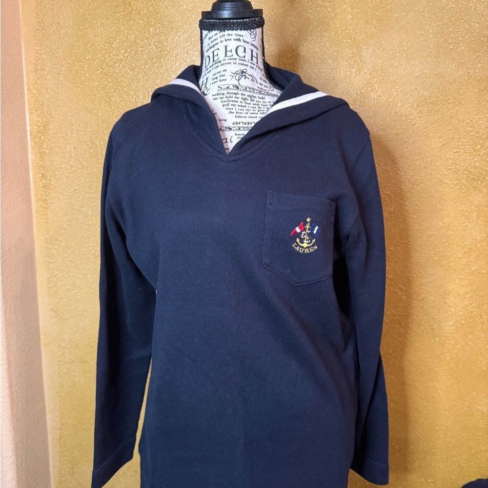 Ralph Lauren Navy V-Neck Men's Sweater